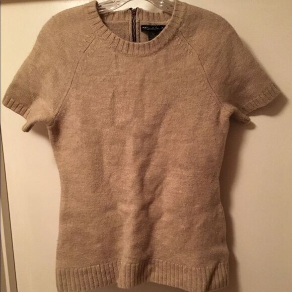 Marina Luna Wool Short Sleeve Sweater Size Medium - Picture 1 of 3